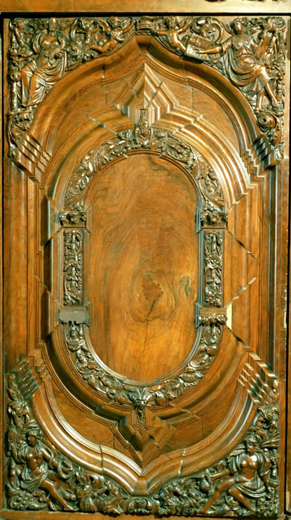 North German Baroque two-door cabinet