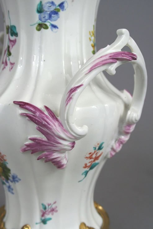 Ormolu mounted Chantilly Vase Ctel