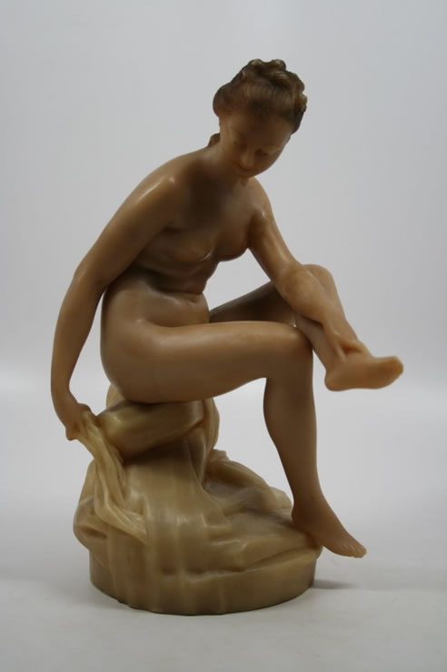 Wax statuette by Broche