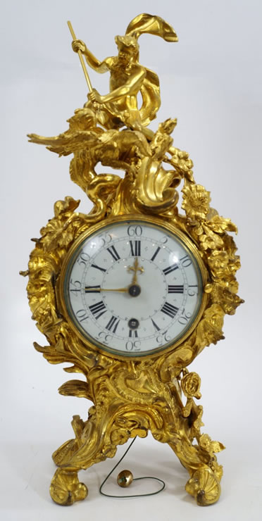 Louis XV repeater table clock