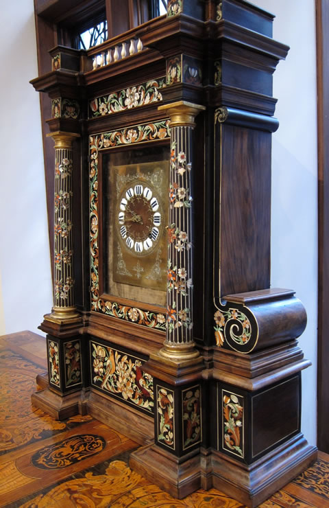 Baroque clock attributed to van der Vinne