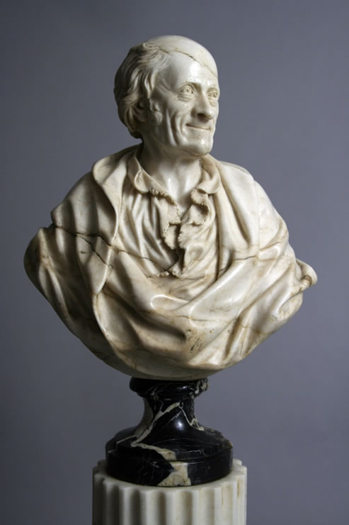 Bust of Voltaire by ROSSET