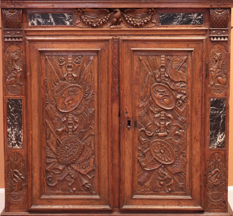 Louis XIII walnut armoire a deux corps