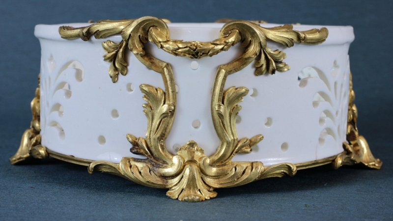 Vincennes cheese dish (fromager) in Louis XVI mounts