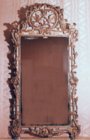 Louis XV gilded and painted mirror