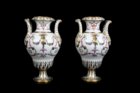  Louis XVI Paris porcelain vases from the Angoulême factory.