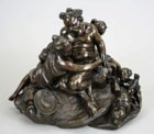  Bronze sculpture of Silenus by Etienne-Maurice Falconet after Boucher.